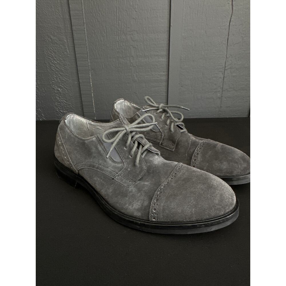 NAOT Bondos Lace Up Oxford Dress Shoe Loafer in 
Charcoal Soft Suede NEW Size 42
